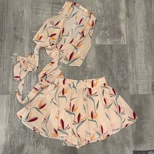 Two piece set- shorts